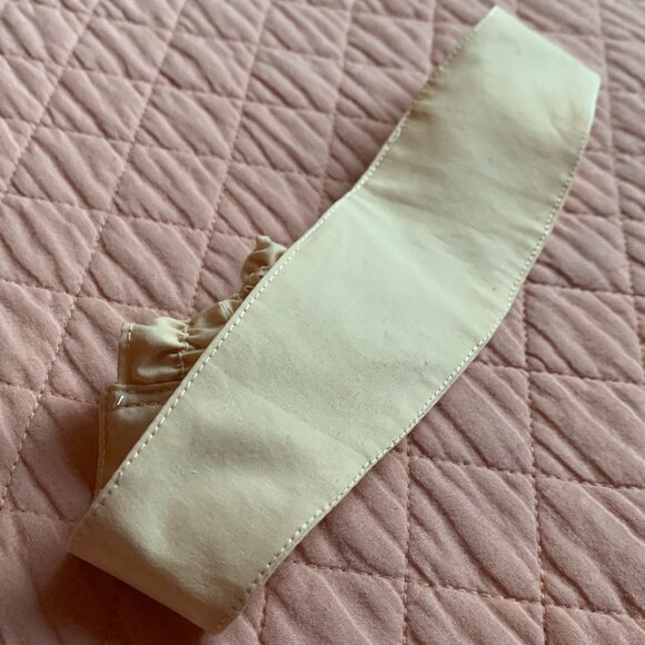 Classic Cream Cotton Headband – Handcrafted with Love - Picture 9 of 12